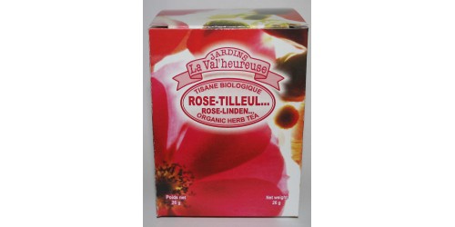 ORGANIC HERB TEA ROSE-LINDEN+